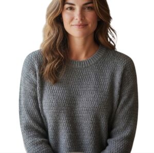 Old Navy Sweater  Oversized Gray Small Cabincore